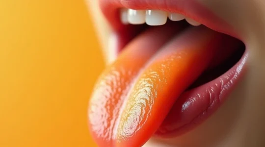 what-causes-an-orange-film-on-the-tongue